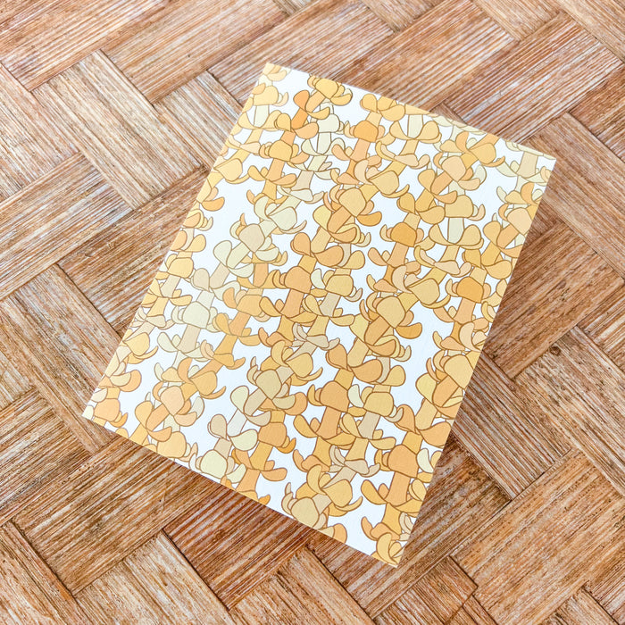 Lei Puakenikeni Twist Greeting Card