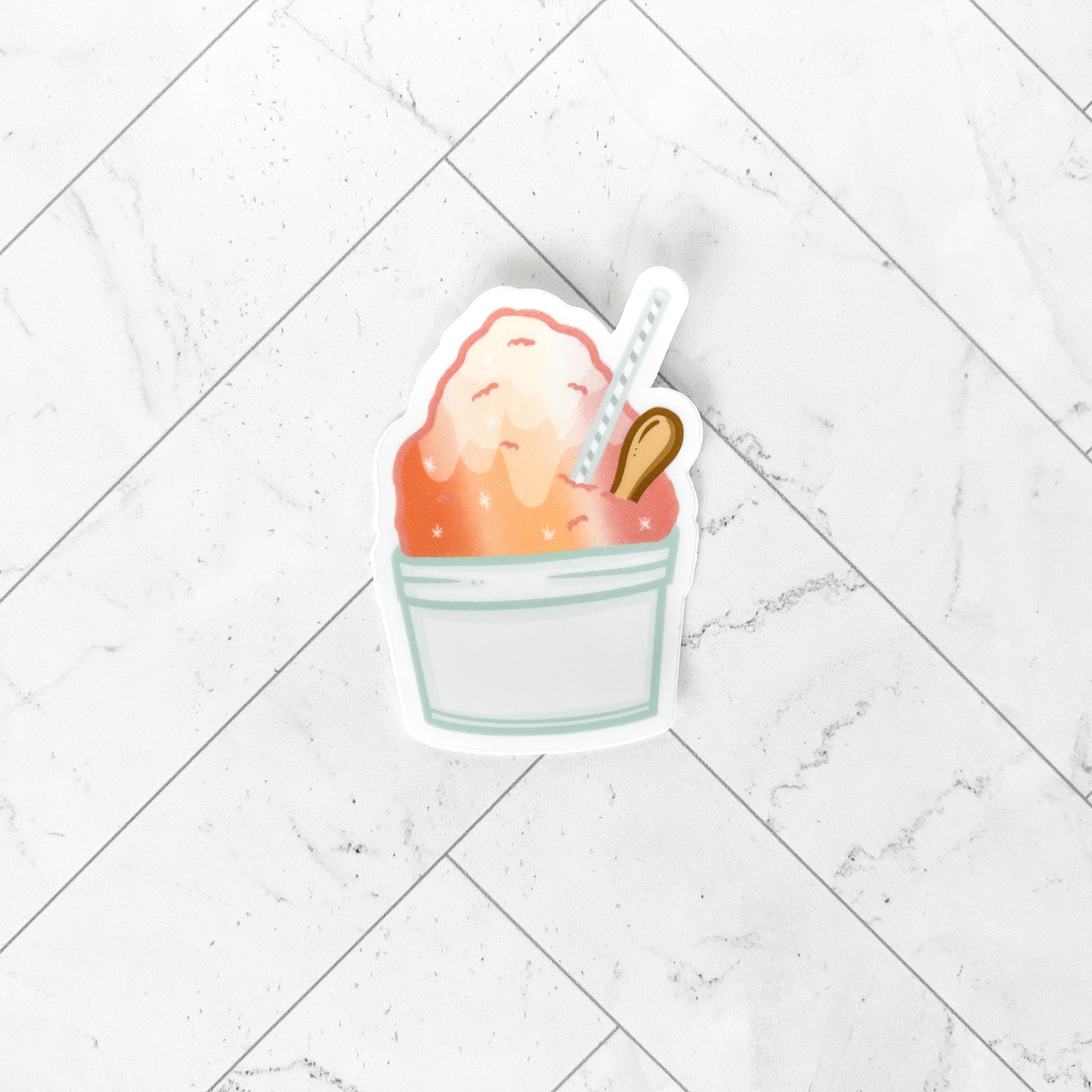 Shave Ice Vinyl Sticker
