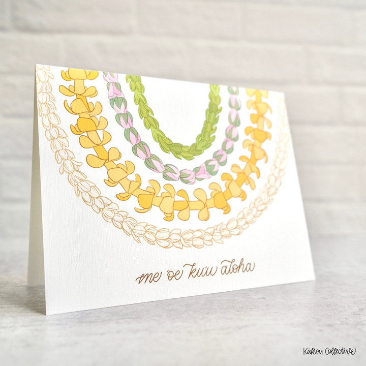 Stacked Lei Greeting Card Bundle