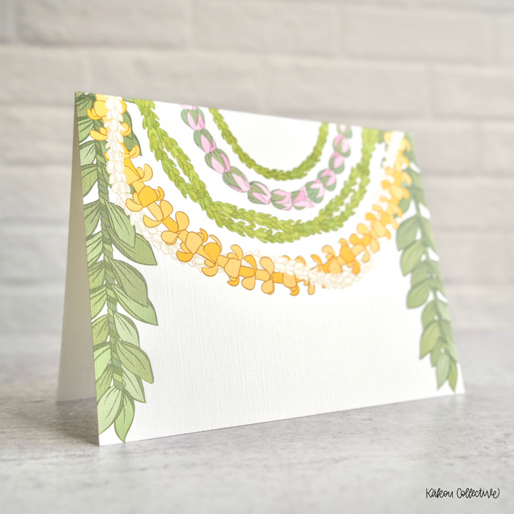 Stacked Lei Greeting Card Bundle